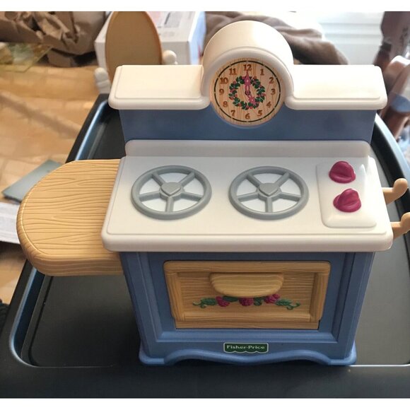 Fisher Price Briarberry Bear Kitchen Stove Baking Oven 1998 Doll Furniture - Picture 8 of 10